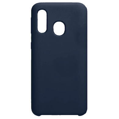 Funda de Silicona Extra Suave Samsung Galaxy A40 (Azul Marino)