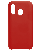 Funda de Silicona Extra Suave Samsung Galaxy A40 (Rojo)