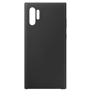 Funda de Silicona Extra Suave Samsung Galaxy Note 10+ (Negro)