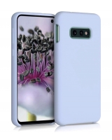 Funda de Silicona Extra Suave Samsung Galaxy S10 E (Azul Claro)