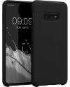 Funda de Silicona Extra Suave Samsung Galaxy S10 E (Negro)