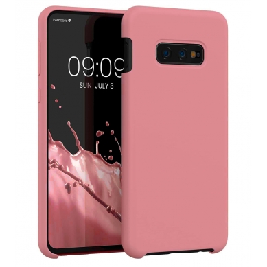 Funda de Silicona Extra Suave Samsung Galaxy S10 E (Rosa)