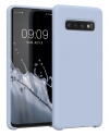 Funda de Silicona Extra Suave Samsung Galaxy S10+ (Azul Claro)