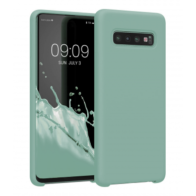 Funda de Silicona Extra Suave Samsung Galaxy S10+ (Turquesa)