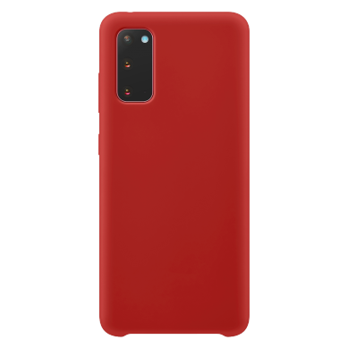 Funda de Silicona Extra Suave Samsung Galaxy S20 (Rojo)