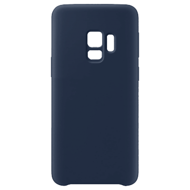 Funda de Silicona Extra Suave Samsung Galaxy S9 (Azul Marino)