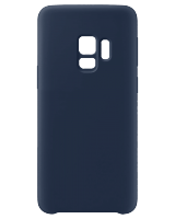 Funda de Silicona Extra Suave Samsung Galaxy S9 (Azul Marino)