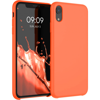 Funda de Silicona Ultra Suave iPhone iPhone XR Naranja