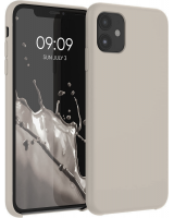 Funda de Silicona Ultra Suave iPhone iPhone 11 Blanco Piedra