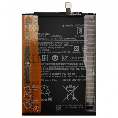 Batería Xiaomi Redmi 10 / 10 Prime (6000mAh) (BN63) (OEM)