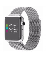 Correa Metálica Milanesa Apple Watch 38 mm / 40 mm / 41 mm Plata