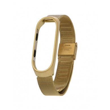 Pulsera Metálica Milanesa Xiaomi Mi Band 5 Oro